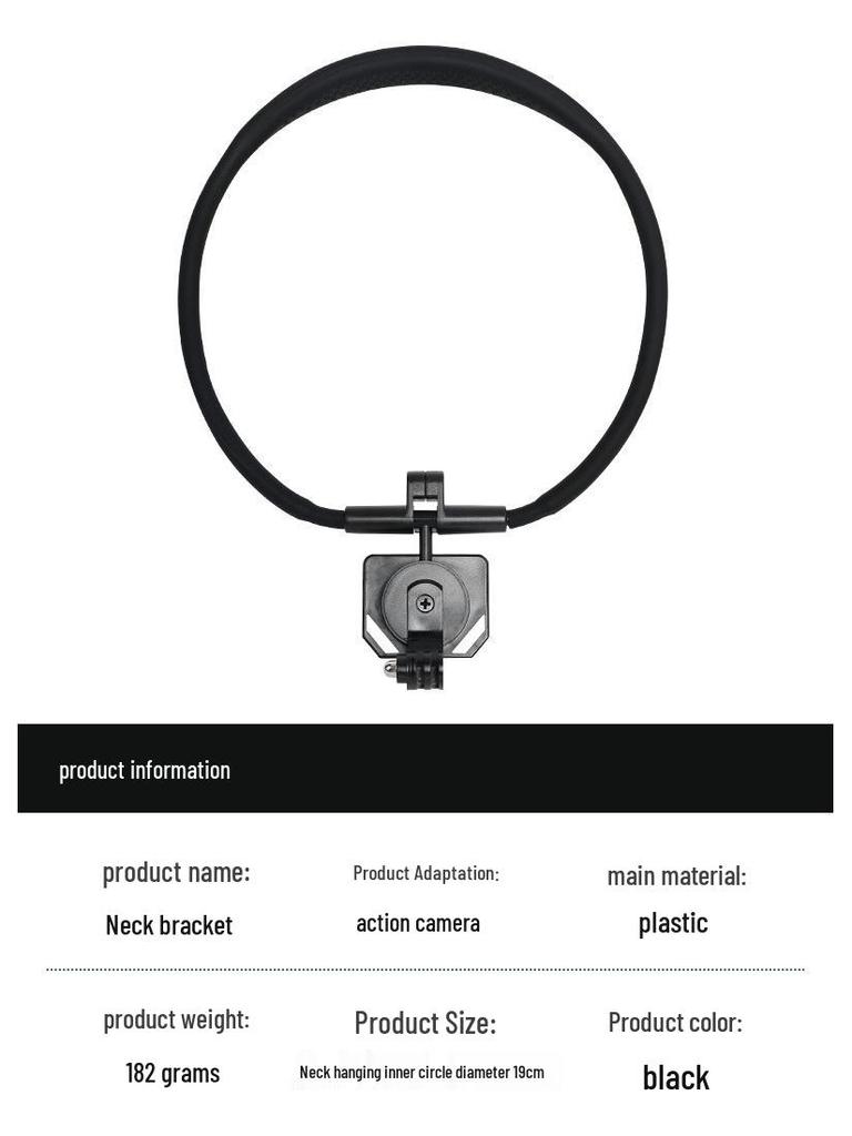 Insta360 Ace2 Pro Magnetische Schnellwechsel-Halsbandhalterung für Action5/4/3 Kameras