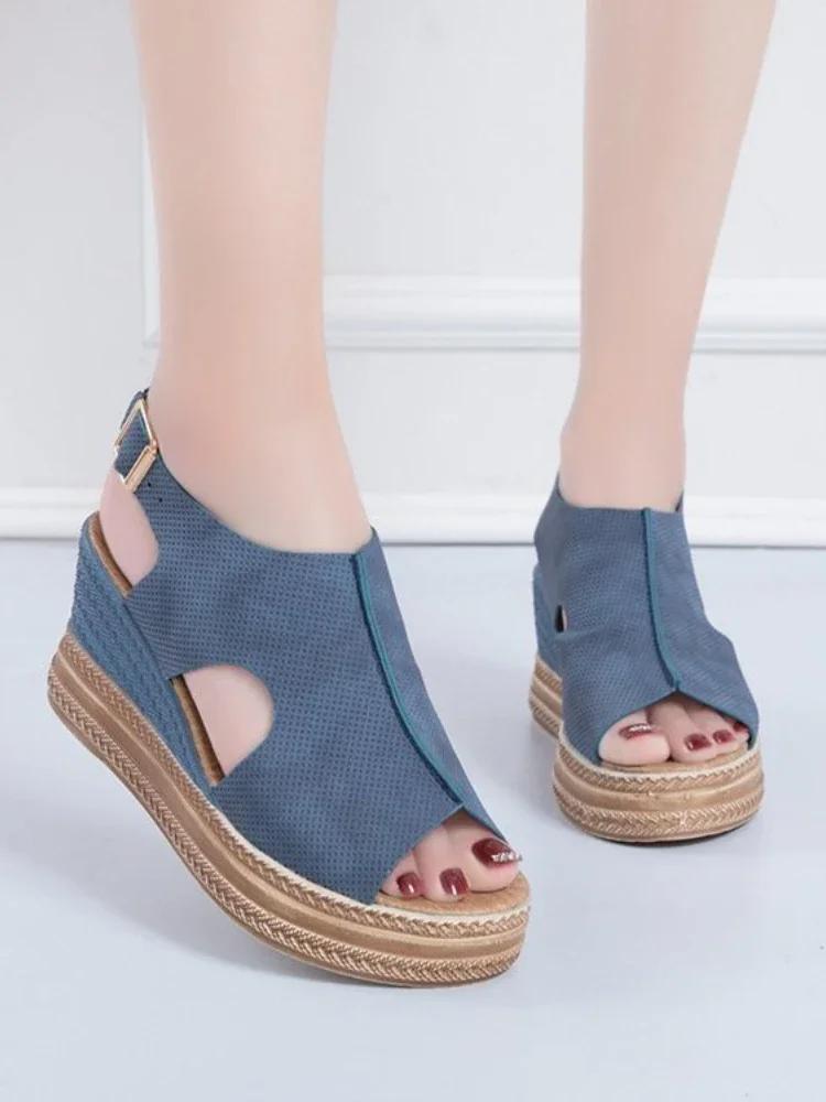 Sandals Women Wedges Shoes High Heels Sandals Summer Women shoes Chaussures Femme Platform Sandalia Feminina