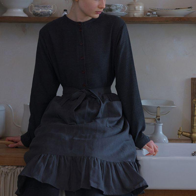 Ho`me Classic Linen Layered Apron