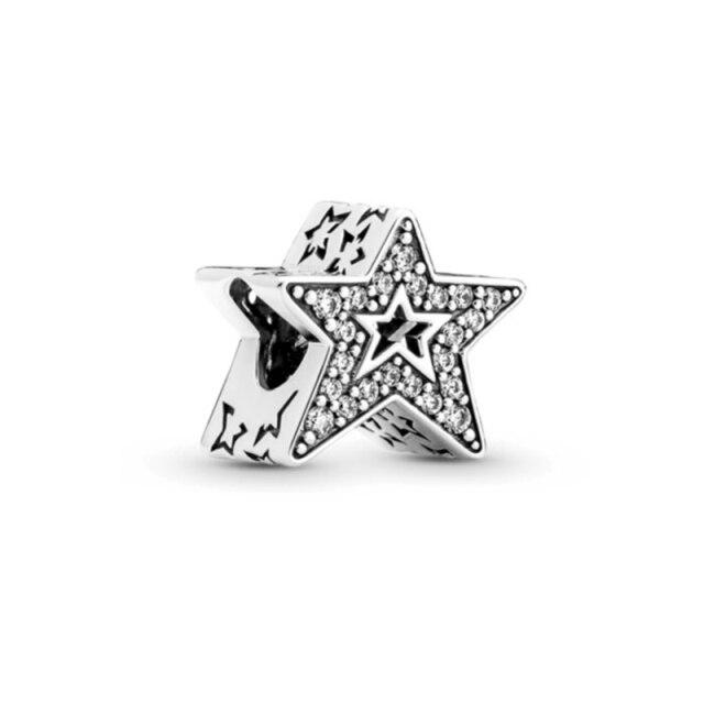 Winter Series S925 Sterling Silver Astronaut Charm Suitable For Diy Ladies Bracelet Necklace Original Fashion Accessories