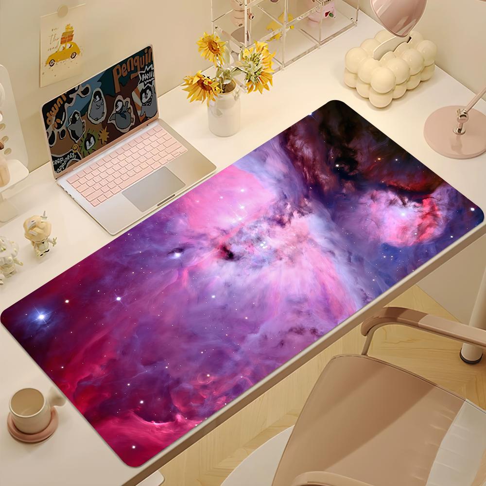Space Universe Galaxy Nebula Mouse Pad NonSlip Thickened Mousepad Student Gaming Cushion Large Writing Lockedge Office