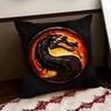 MMortal Kombat Cushion Cover Reversible Soft Durable Pillow Cover Home  Car MultiScene Use for Daily Comfort