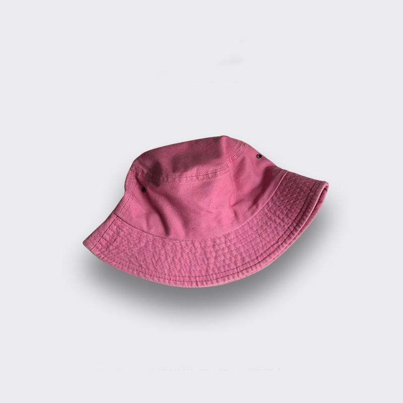 High quality washed light board solid color bucket hat women's spring and summer thin versatile basin hat tide sun hat