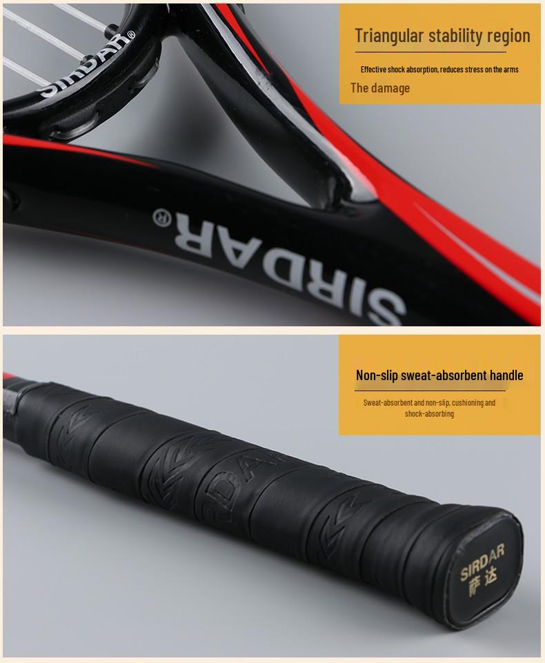 Ultra-Light Carbon Fiber Squash Racket: Beginner to Pro