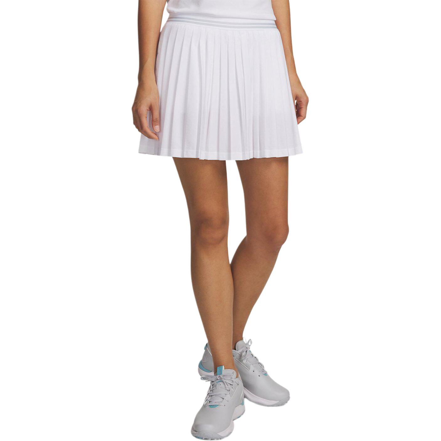 

Under Armour Pleated White Elegant Casual Skirt Women skirts 6009813-100 M