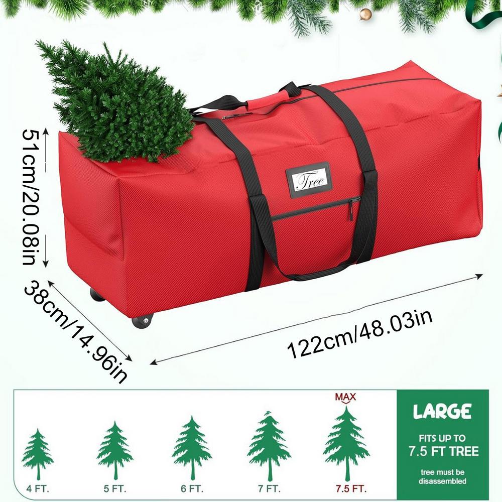 

Christmas Tree Storage Waterproof Dustproof Container Artificial Christmas Tree Storage Bag For Garland Travel Outdoor College