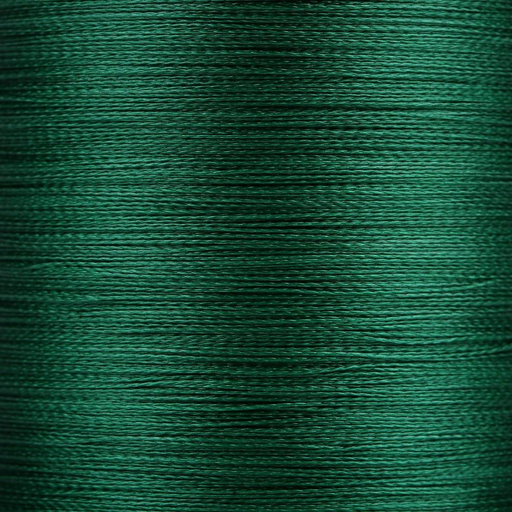 1 Stück 500m PE Geflochten 4-fach Super Stark Angelschnüre Multifilament Fischseil Schnur Grün