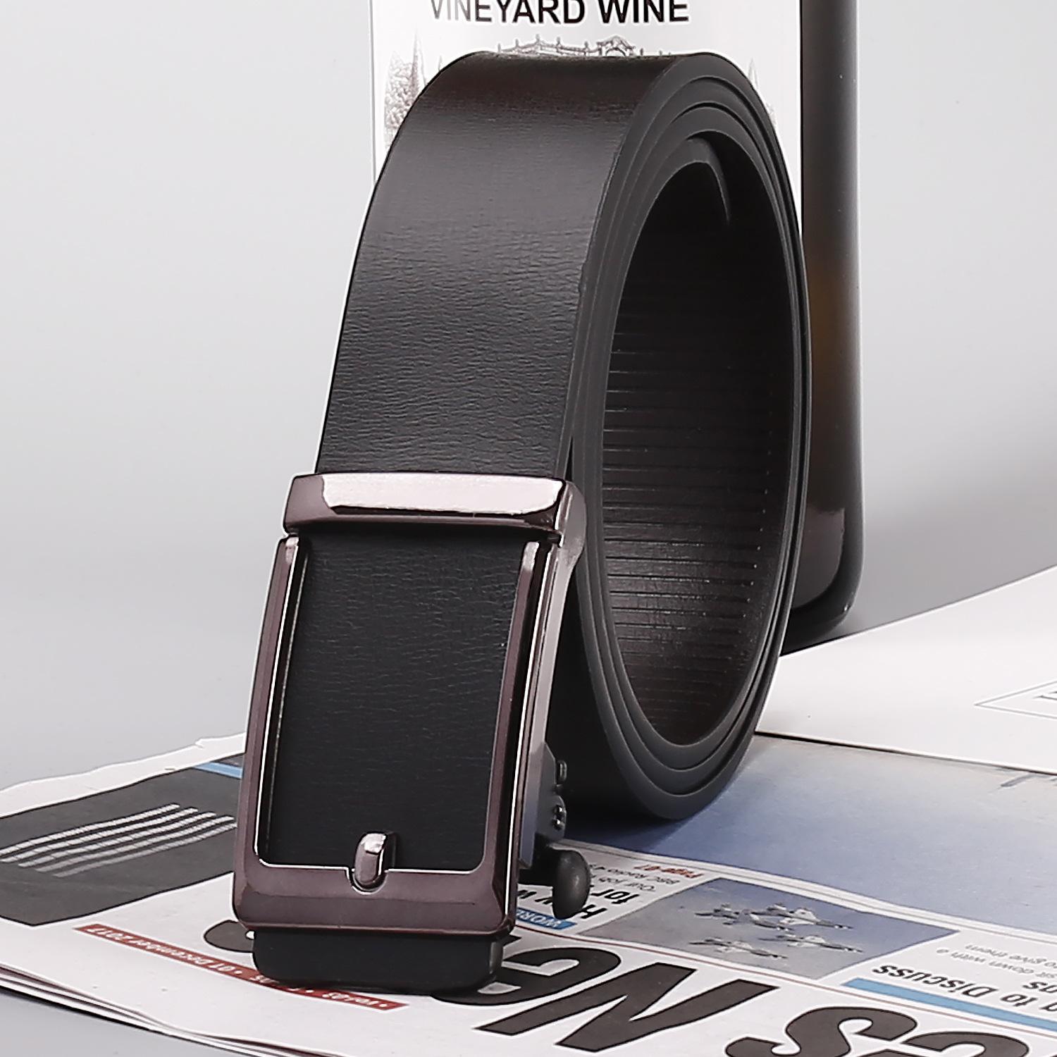 

Мужской ремень из ПУ с пластиковой пряжкой и текстурой крокодила, ремень со скрытой застежкой