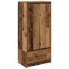 VidaXL Cabinet with Drawer Old Wood 55.5x34x119.5 Cm Engineered Wood, Storage Cabinet, High Sideboard, Cabinet of 861650