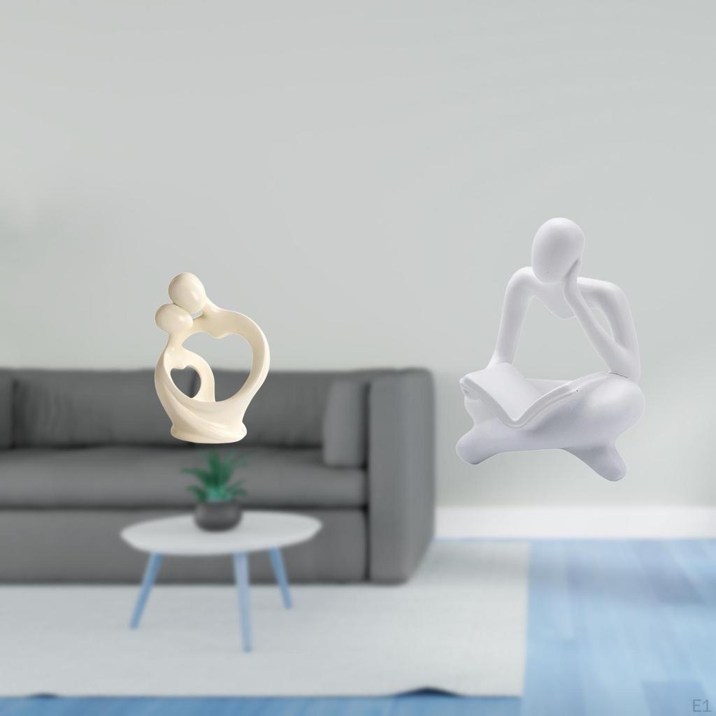 Artistic Abstract Figurine Sculpture Collection for Desk Cabinet Home Decoration Anniversary Gift