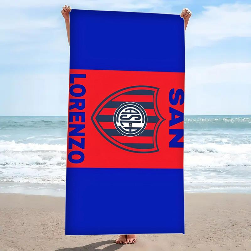 San Lorenzo Print Beach Towel, Large Soft Quick Dry Towel for Beach Camping Swimming