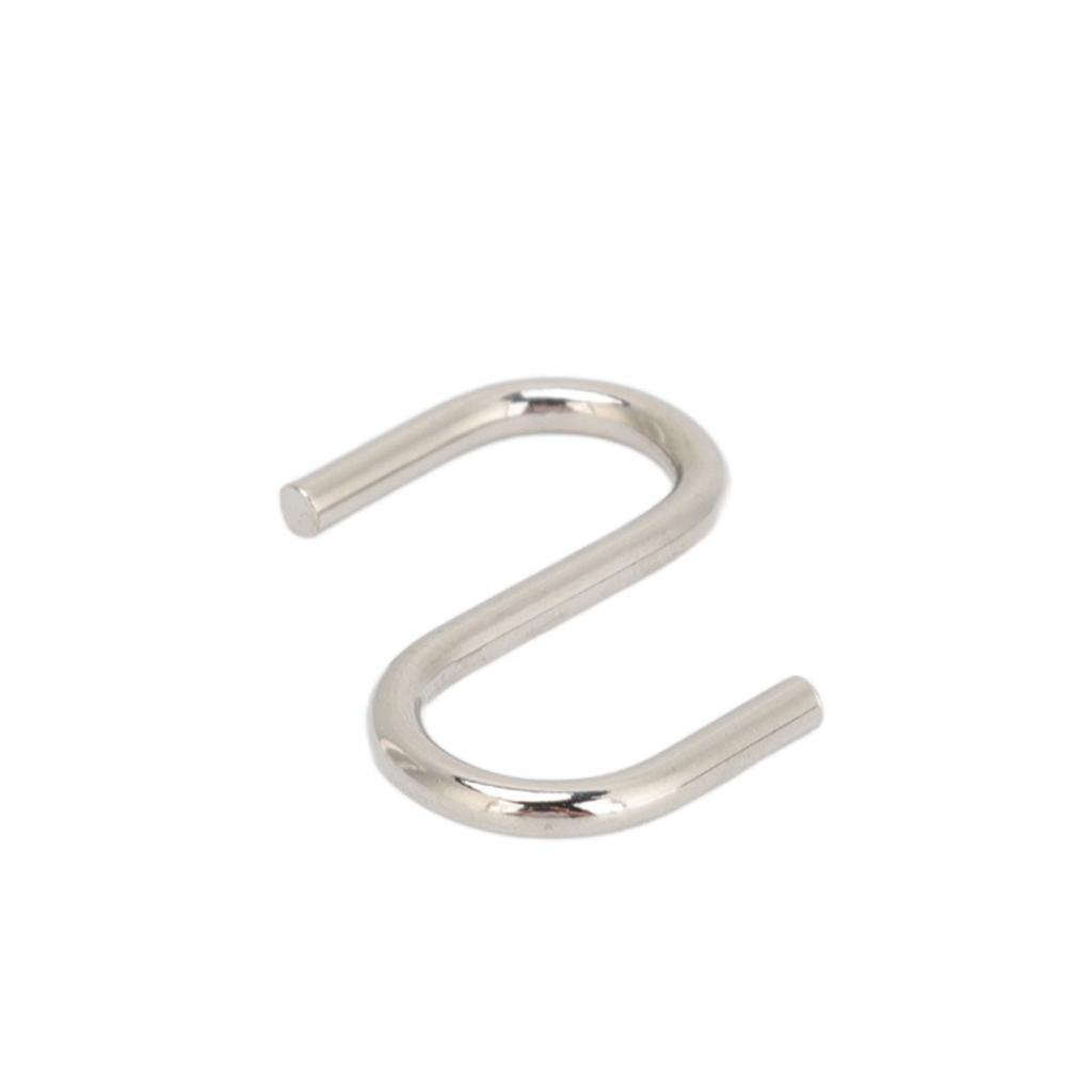 10Pcs S Shaped Hooks Strong Thickened Metal S Shaped Widely Used Small S Hooks for Clothes Bags Utensils