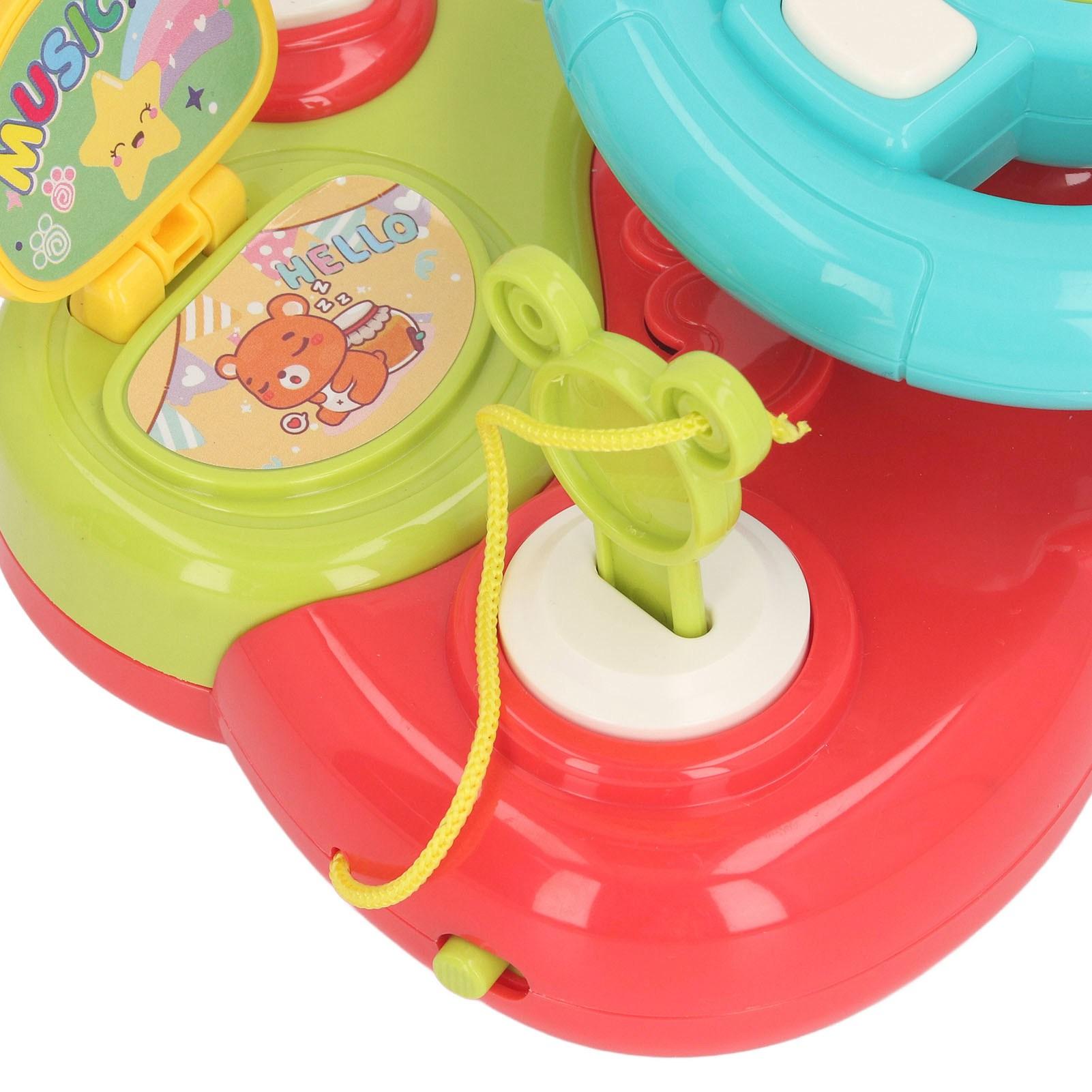 

Детский руль игрушка Многофункциональный световые эффекты Развивающая музыкальная игрушка-руль для