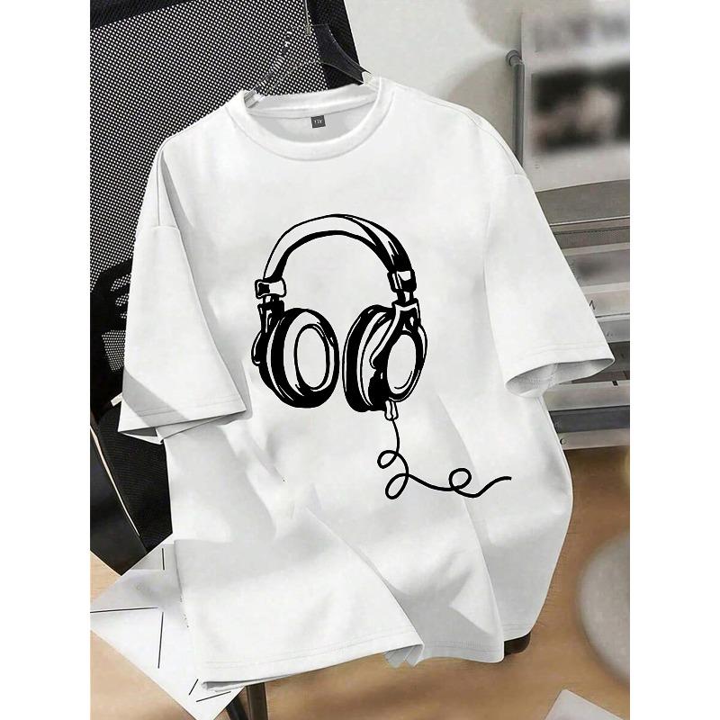 European sizes Round Neck Design T-Shirt, Suitable for Spring And Summer Boys Casual Short-Sleeved T-Shirt