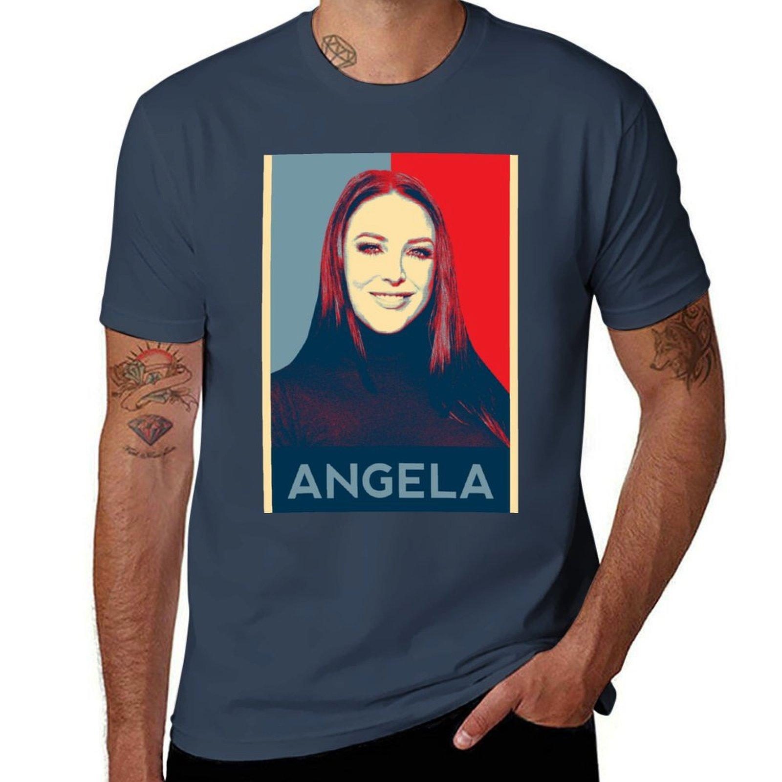 Angela Hope Poster TShirt Work Duty Casual TShirt S