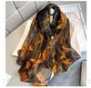 Spring Silk Sunscreen Scarf: Lightweight Women's Shawl for Outdoor Travel & Beach