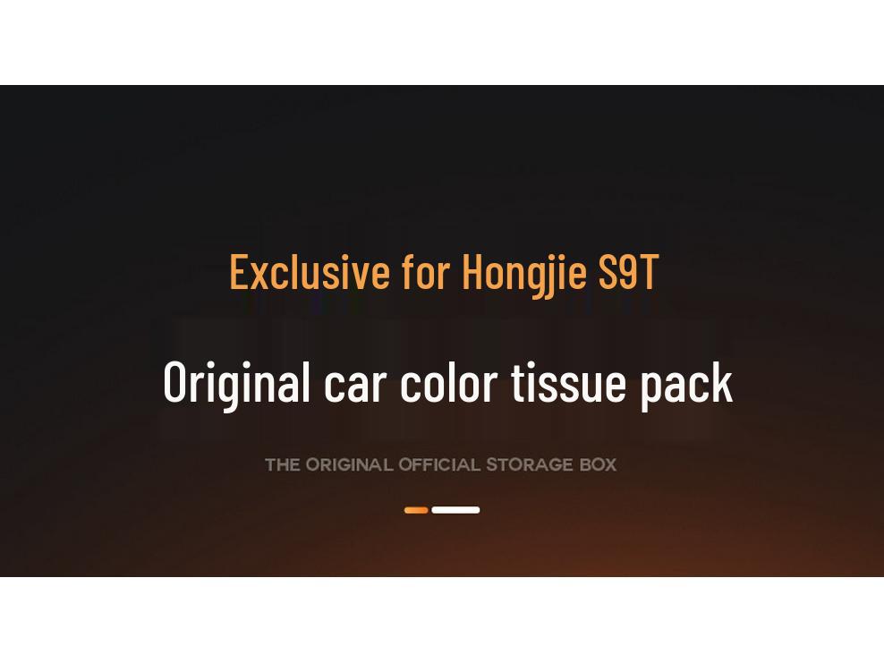 Enjoy S9T Car Tissue Box - 25 New Model Seat Hanging, Central Control Tissue Bag, Interior Decorative Supplies