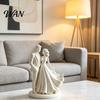 Decorative Sculpture Desktop Ornament 3D Printed Bride Groom Figure Romantic Home Style Figurine Wedding Table Decoration