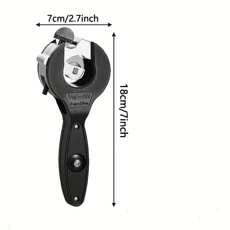 Heavy Duty Ratchet Pipe Cutter, Multi-purpose Ratchet Pipe Cutter, Suitable for Copper, Aluminum, Iron, Stainless Steel, PPR, PE Pipes