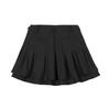 GOXO Charcoal Two Layer Skirt Metal Heart