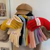 Wool Knitting Gloves Windproof Full Finger Mittens Riding Gloves  Autumn and Winter