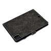 For iPad Pro 11 (2024) Cowhide Texture PU Leather Stand Tablet Case Card Holder Cover with Pen Holder Loop