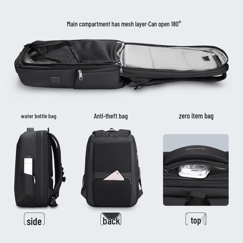 MARK RYDEN Men's Multifunctional Travel Backpack - Upgraded and Stylish Design