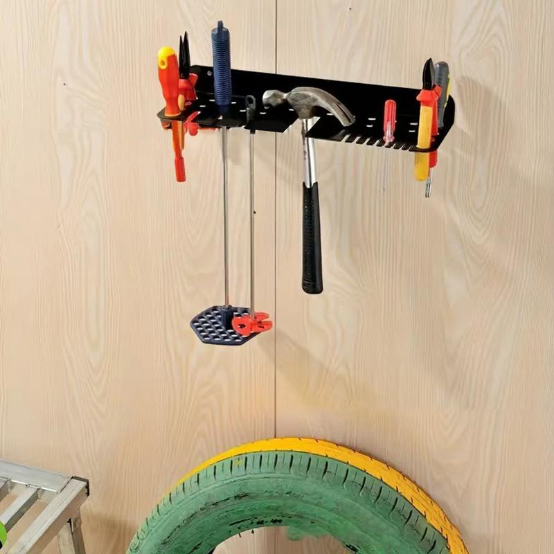 Multifunctional Storage Rack High Load Bearing Wall Mounted Heavy Duty Tool Metal Storage Rack Hand Tool Storage Rack