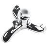 Bathtub Bathroom Basin Faucets Mixing Valve Triple Wall Mounted Zinc Alloy Accessories Dual Spout Fittings Modern Set