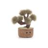 Apricot Lamb Potted Pine Tree Plush Toy, Soft and Cute, Fluffy Potted Pine Tree for Boys and Girls 22cm