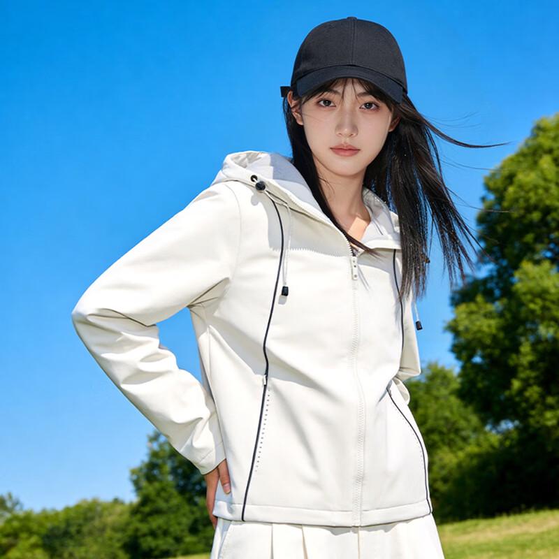 SPAO Women's Hooded Outdoor Softshell Jacket