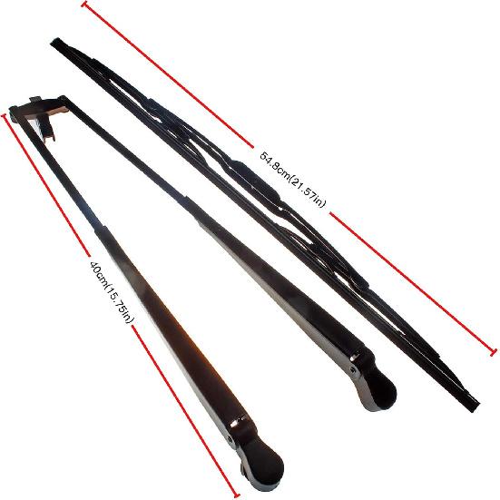 

JEENDA Windshield Wiper Arm & Blade 7188371 7188372 for Bobcat Loader 751 753 763 863 864 873 883 963 S100 S130 S150 S160 S175 S205 S220 S250 S300
