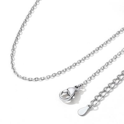 Necklace for Chain Stainless Azuki Bean Can Be Worn All the 50 Accessories [ChainsHouse] Women, Only, Steel, Chain, Allergy-friendly, Time, Silver,