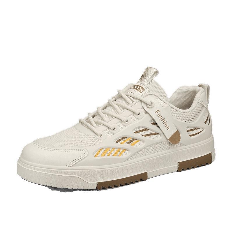 2025 nový trend síťované sportovní prodyšné módní boty pánské ležérní všestranné prkno boty spot trendy značkové pánské boty