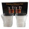 Szklanki Do Whisky Drinków Grube Szkło Kryształowe 300Ml Zestaw 2Szt Dar