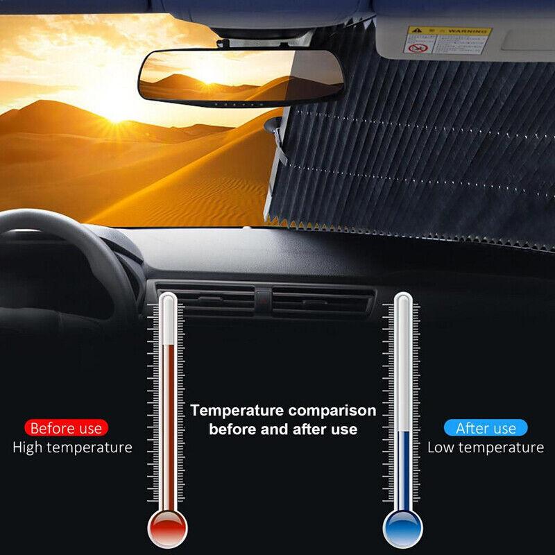 Parbriz auto retractabil Parasolar Cortina Protectie UV Husa parasolar Parasolar auto