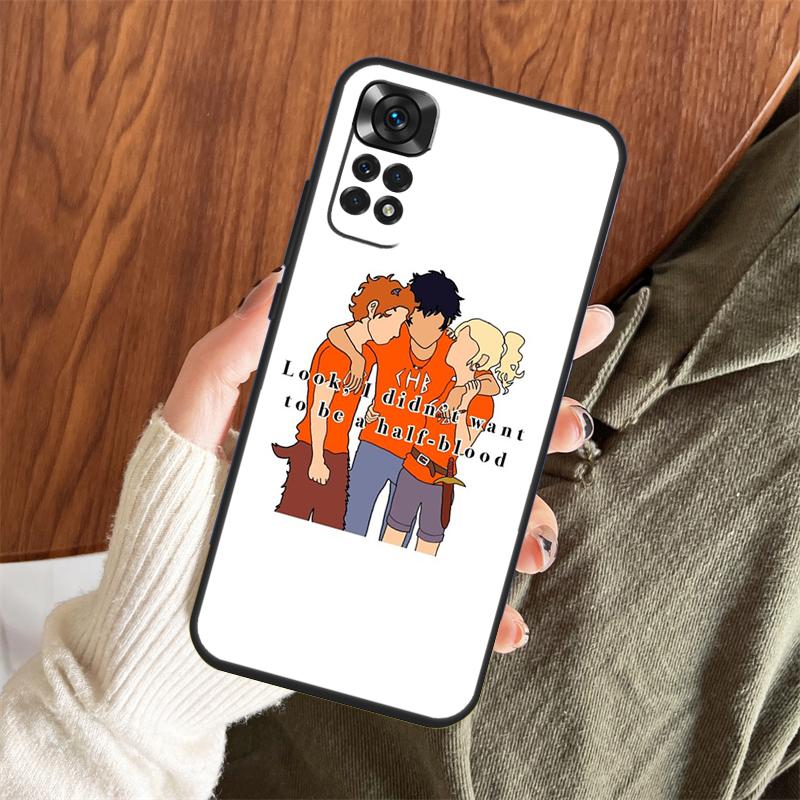 P-Percy Jackson Cartoon Case For Xiaomi Redmi 14C 13C 10C 12C Redmi Note 14 Pro 13 12 11 9 10 9S 10S 11S 12S Cover