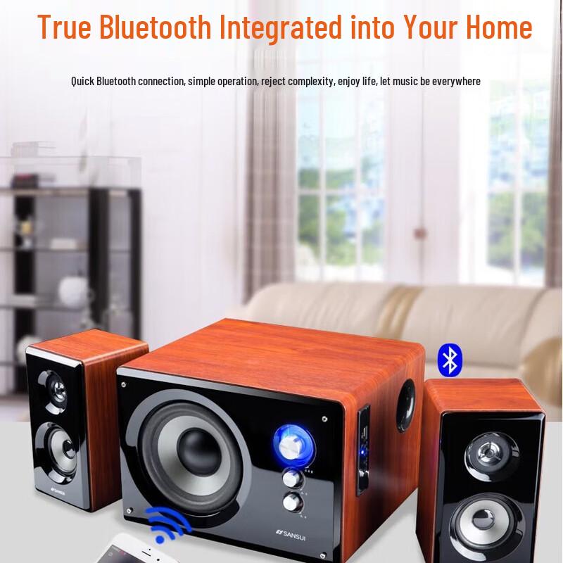 SANSUI GS-6000(80A) Bluetooth Home Theater Speaker System (CN version)