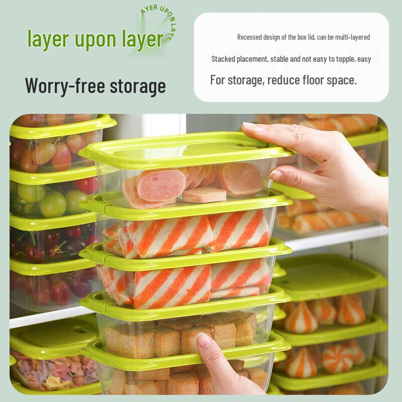 CHAHUA 6-Piece Plastic Food Storage Container Set