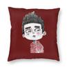 Paranorman Norman Babcock Square Pillowcase Polyester Linen Velvet Printed Zip Decorative Sofa Seater Cushion Cover