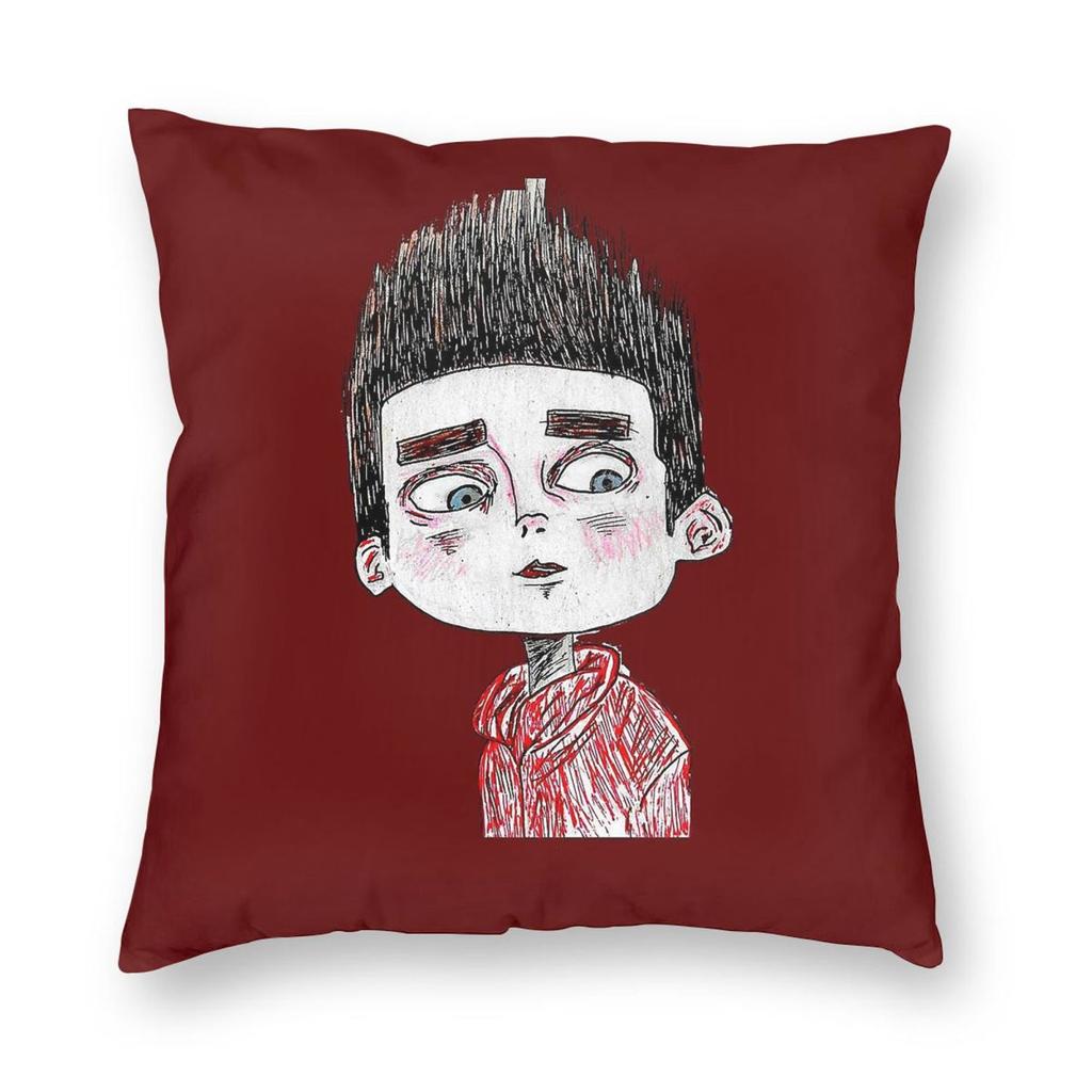 Paranorman Norman Babcock Square Pillowcase Polyester Linen Velvet Printed Zip Decorative Sofa Seater Cushion Cover
