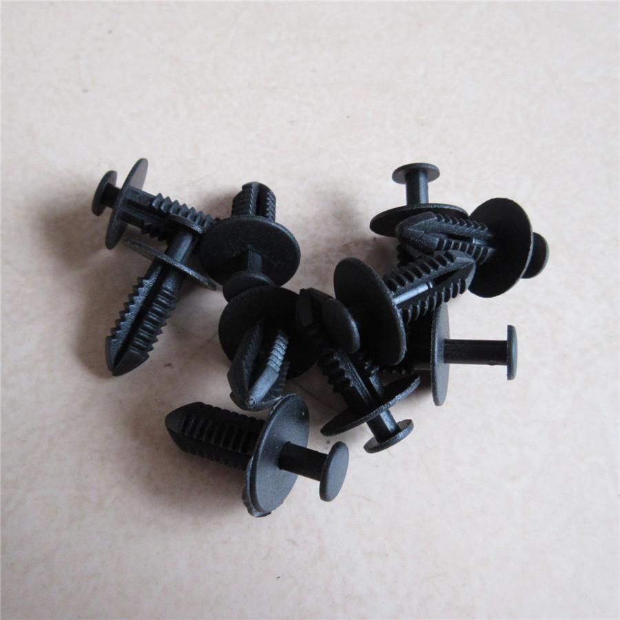 100Pcs 10Sizes Plastic Car SUV Fastener Bumper Panel Fender Clips Push Pin Rivet