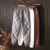 Cotton Pants Women Outer Wear 2024 Autumn and Winter New High Waist Thickened Leisure Pants Warm Long Pants