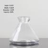 200ml Colored Glass Diffuser Bottle, Flameless Rattan Aroma Stick Bottle, Transparent Trumpet Mouth Aromatherapy Bottle for Home.