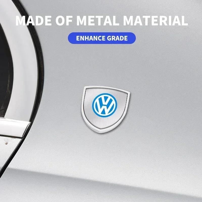 1PCS 3D Metal Car Emblem Rear Trunk Side Window Body Sticker For Volkswagen VW Golf 4 7 MK3 4 7 Touran Polo Passat Accessories