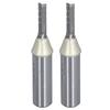 2PCS Woodworking Drill Bits 12 Inch Tungsten Steel CNC 3 Flutes Cutting Drill Bits