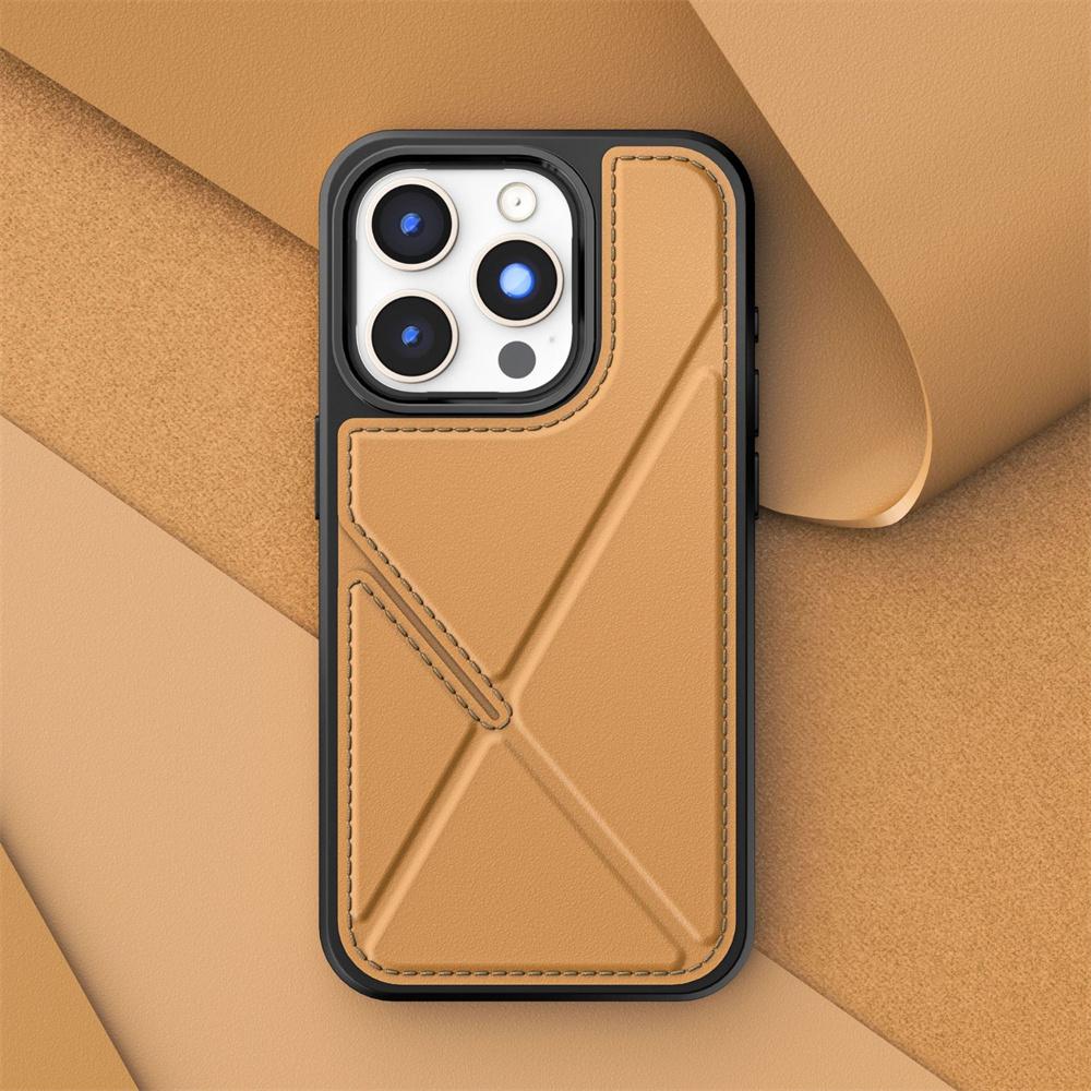 Foldable Kickstand Wallet Card Bag Holder Leather Case for 17 Air 16 15 14 13 12 Pro Max Plus 17Air 17Pro i17 Phone Cover