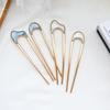 Hair Fork U Shape Hair Jewelry Alloy Girls Hair Stick for Daily Wear