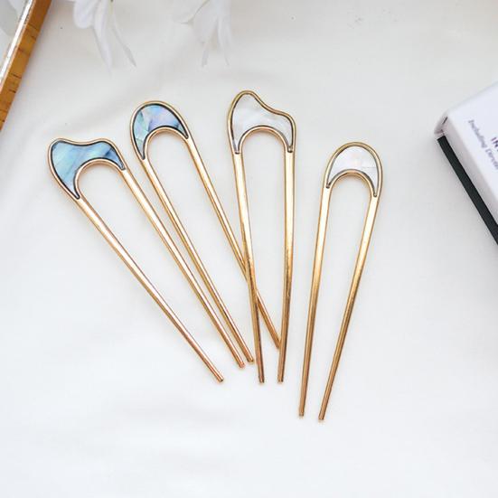 Hair Fork U Shape Hair Jewelry Alloy Girls Hair Stick for Daily Wear