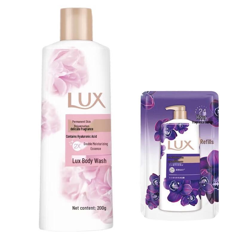 Lux Soft & Smooth Shower Gel Twin Pack